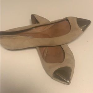 Jeffrey Campbell x Free People suede flats